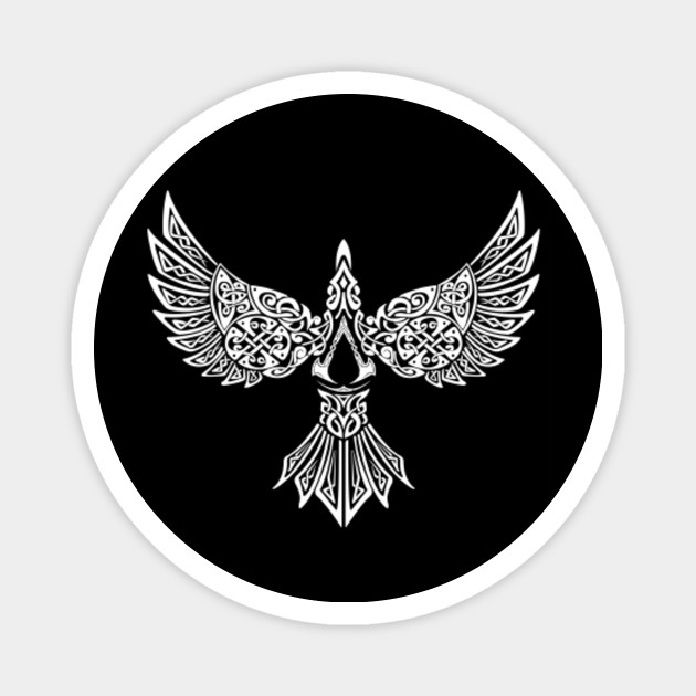 assassins creed valhalla raven logo